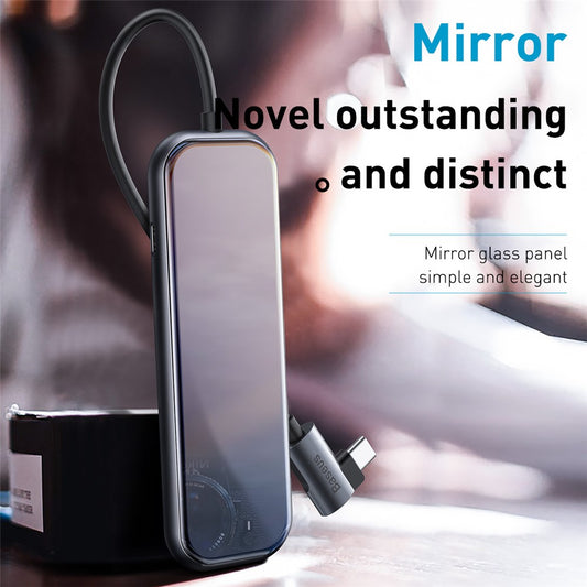BASEUS Multi-function HUB Type-C to USB3.0*4+PD for Mobile Phone and Computer