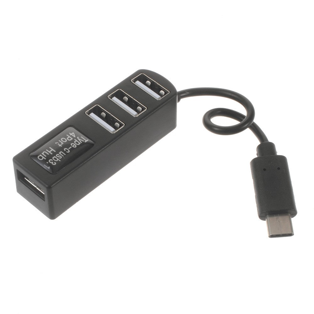 USB 3.1 Type-C to 4-Port USB 2.0 Hub Adapter (P-3101)