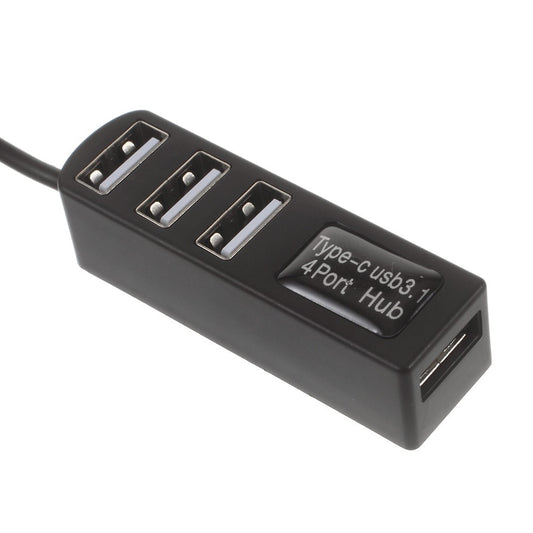 USB 3.1 Type-C to 4-Port USB 2.0 Hub Adapter (P-3101)