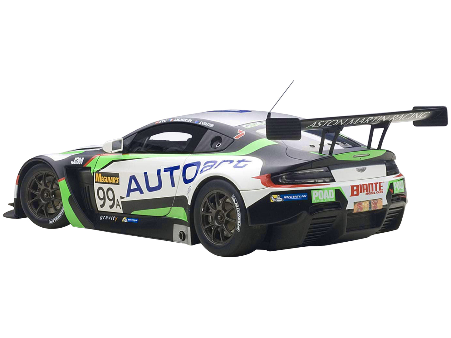 Aston Martin V12 Vantage Bathurst 12hour Endurance Race 2015 #99 JM. Merlin / J. Venter / F. Yu 1/18 Model Car by Autoart
