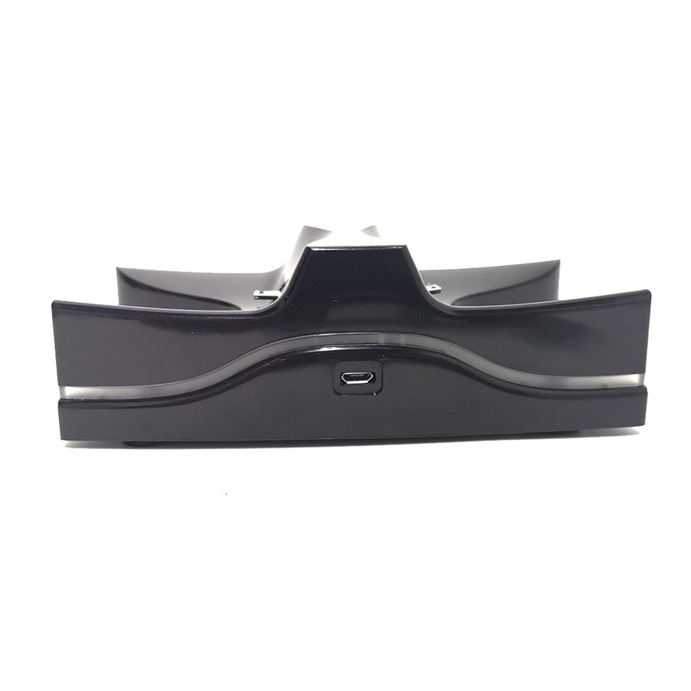 PS4 LED Light Controlled Dual Charger Station USB LED Charging Stand Dock