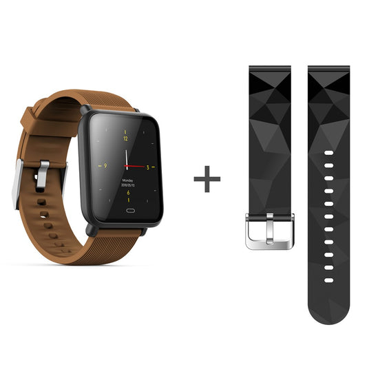 Q9 Fitness Smart Wristbands / 1.3-inch Colored Screen / Heart Rate / Blood Pressure Monitor / Two Straps