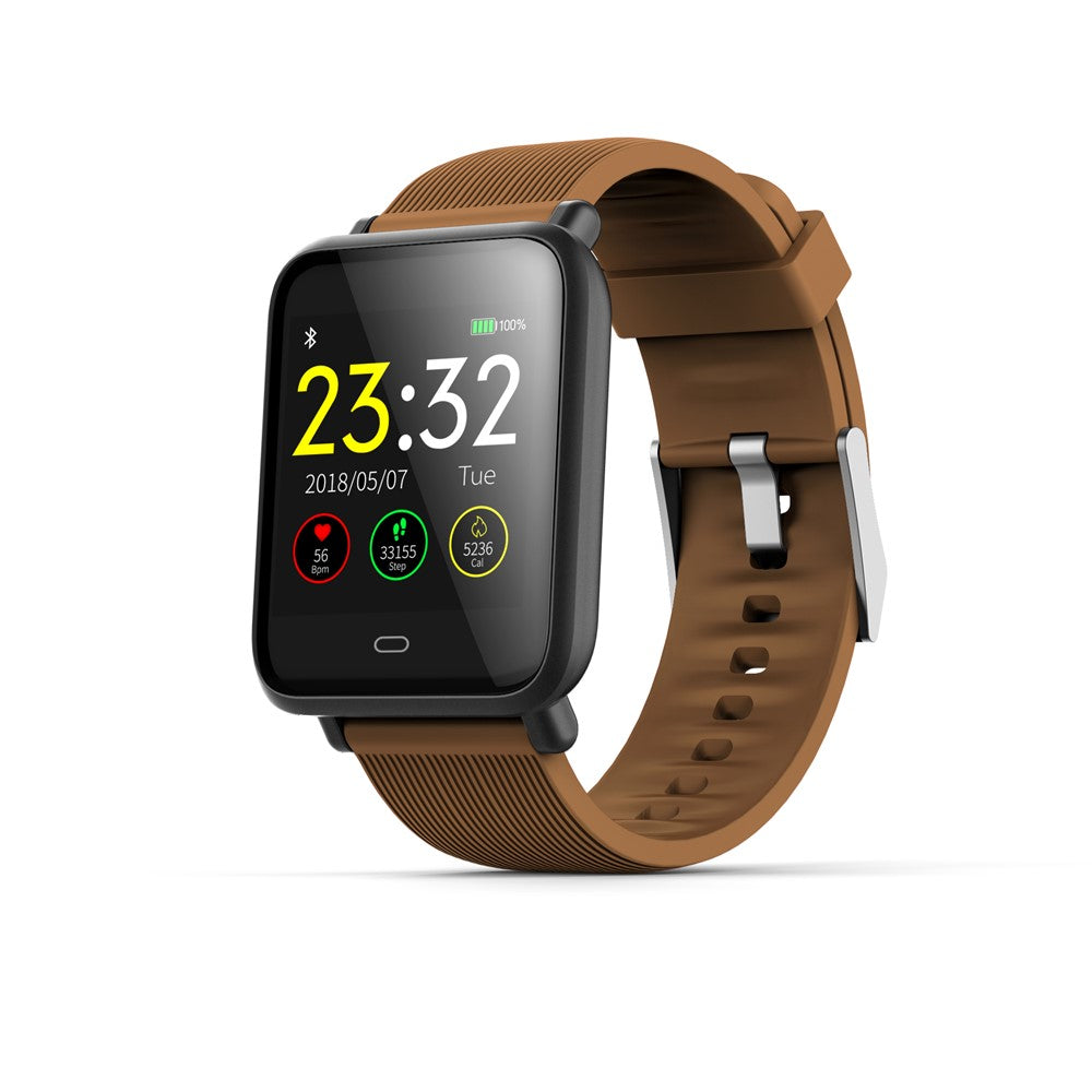Q9 Fitness Smart Wristbands / 1.3-inch Colored Screen / Heart Rate / Blood Pressure Monitor / Two Straps