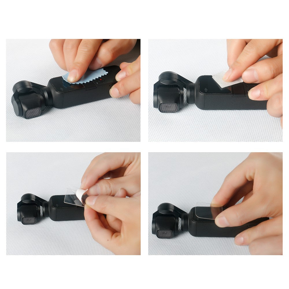 SHELNGKA Tempered Glass Screen Protector + Lens Protector for DJI Osmo Pocket