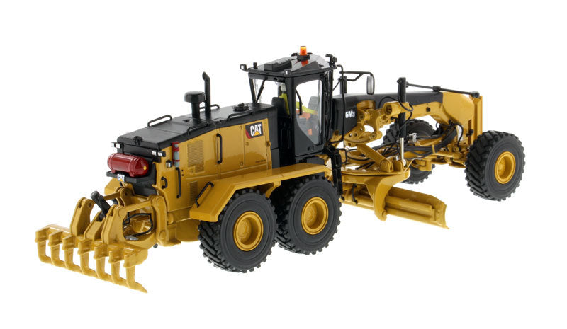 CAT Caterpillar 16M3 Motor Grader with Operator "High Line Series" 1/50 Diecast Model by Diecast Masters