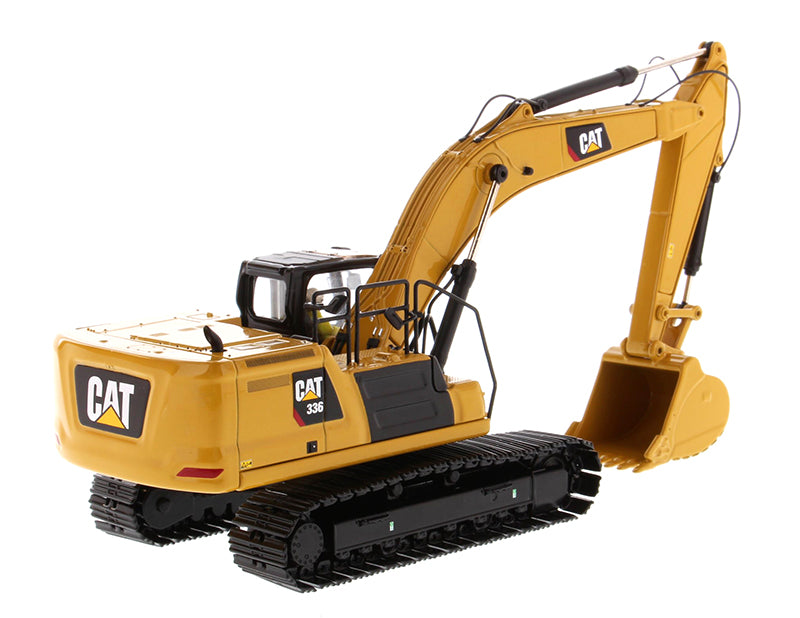 CAT Caterpillar 336 Next Generation Hydraulic Excavator and Operator "High Line" Series 1/50 Diecast Model by Diecast Masters