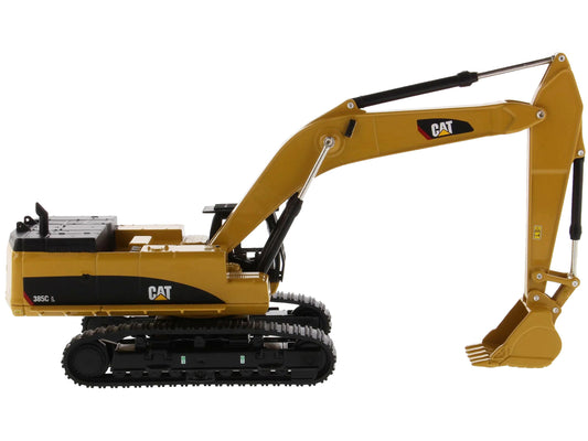 CAT Caterpillar 385C L Hydraulic Excavator Yellow "Play & Collect!" Series 1/64 Diecast Model by Diecast Masters