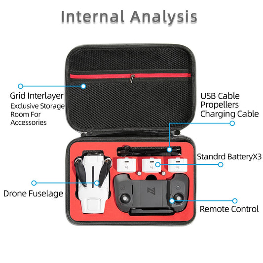 Portable Shockproof Drone Protection Storage Carrying Case Tote Bag for FIMI X8 MINI