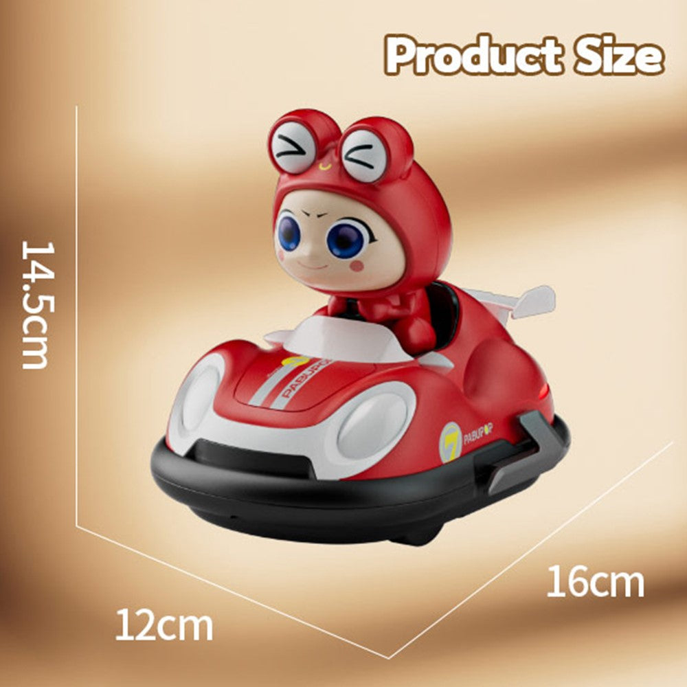 4DRC Y7 2Pcs Pop-Up Doll Remote Control Bumper Car with Light and Music Children Battle Toy (1 Battery / Car)