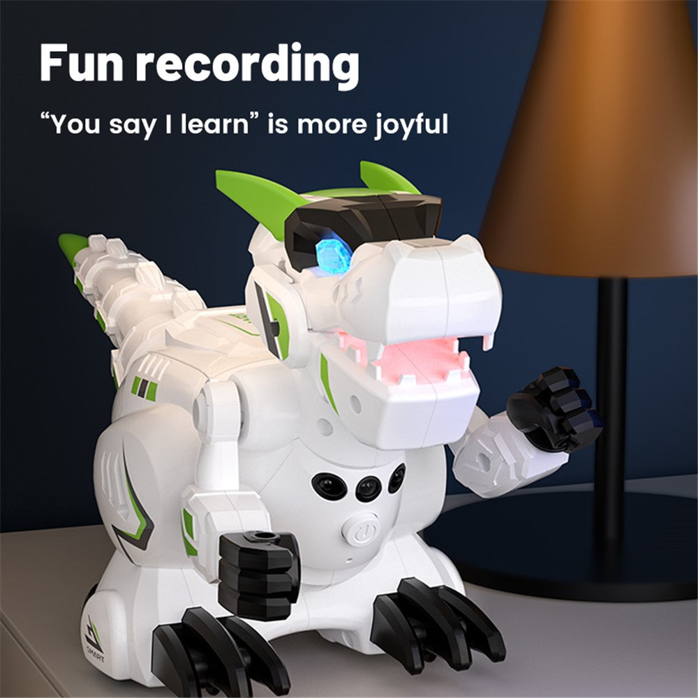 R25 Intelligent Programming Remote Control Dinosaur Electric Dinosaur Toy, Remote Control + Gesture Sensing Remote Control