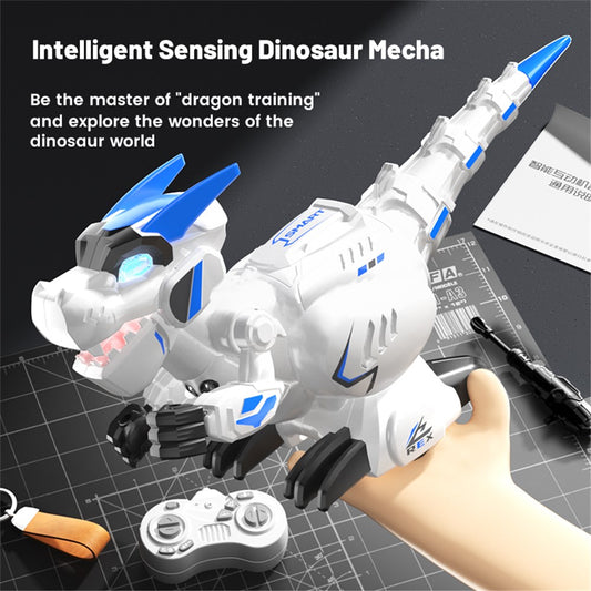 R25 Intelligent Programming Remote Control Dinosaur Gesture Sensing Electric Dinosaur Toy, 1 Remote Controller