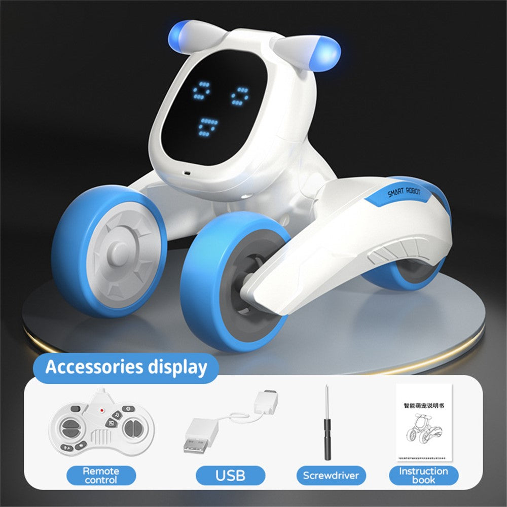 R28 Intelligent Voice Control Robot Puppy Kids Remote Control Electronic Pet Toy, 1 Battery