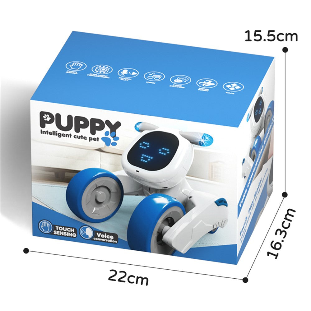 R28 Intelligent Voice Control Robot Puppy Kids Remote Control Electronic Pet Toy, 1 Battery