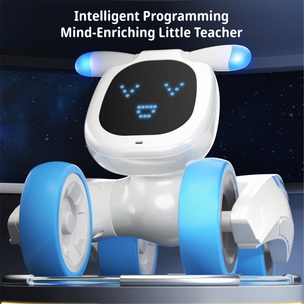 R28 Intelligent Voice Control Robot Puppy Kids Remote Control Electronic Pet Toy, 1 Battery