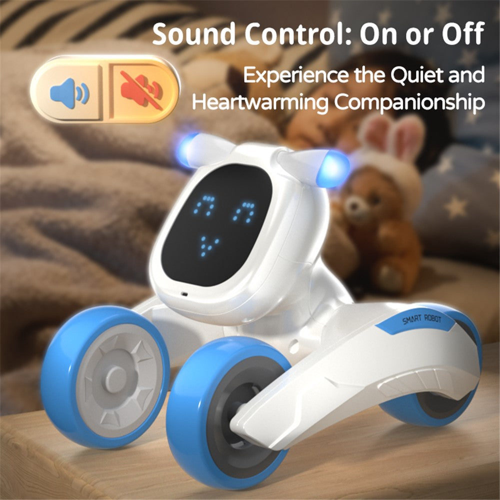 R28 Intelligent Voice Control Robot Puppy Kids Remote Control Electronic Pet Toy, 1 Battery