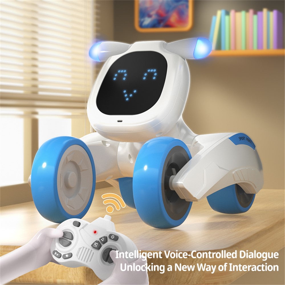 R28 Intelligent Voice Control Robot Puppy Kids Remote Control Electronic Pet Toy, 1 Battery