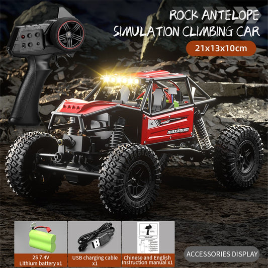 C8808 Multi-Terrain Climbing Off-Road Vehicle Simulation Remote Control Car Toy, 1 Battery