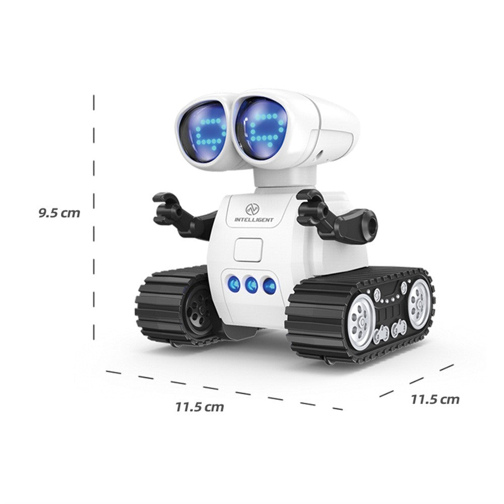 S018 Mini Remote Control Programming Robot Music Light Pattern Switching Smart Robot Toy