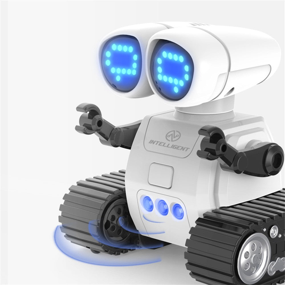 S018 Mini Remote Control Programming Robot Music Light Pattern Switching Smart Robot Toy