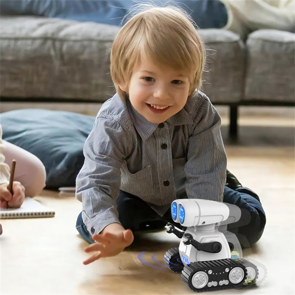 S018 Mini Remote Control Programming Robot Music Light Pattern Switching Smart Robot Toy