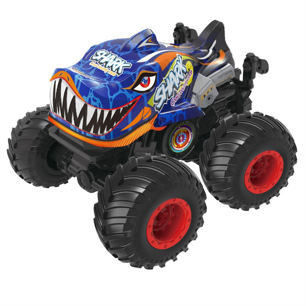KY-S202B 1 / 20 Remote Control Toy Car Shark Head Design Stunt Car with Light and Music