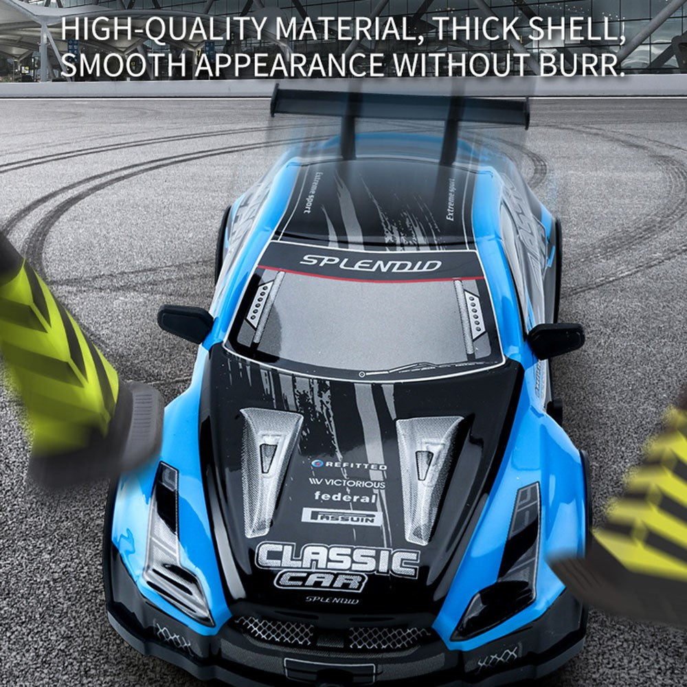 KY-S205 GTR Style 1 / 20 4WD RC High Speed Drift Car with Light Remote Control Toy Car