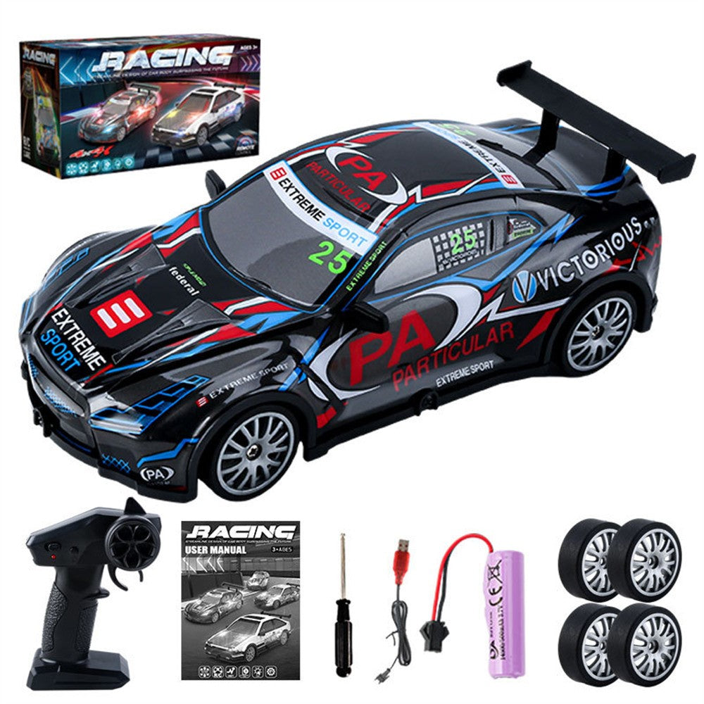 KY-S205 GTR Style 1 / 20 4WD RC High Speed Drift Car with Light Remote Control Toy Car