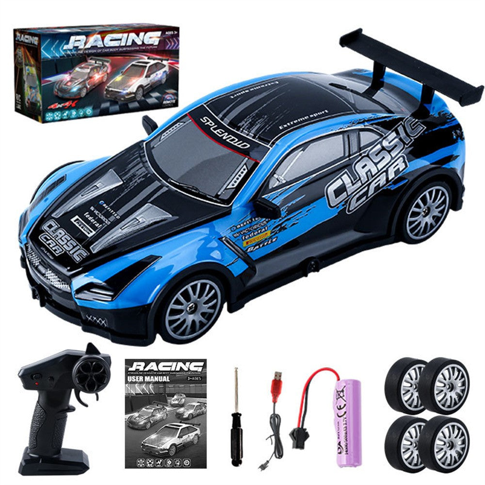 KY-S205 GTR Style 1 / 20 4WD RC High Speed Drift Car with Light Remote Control Toy Car