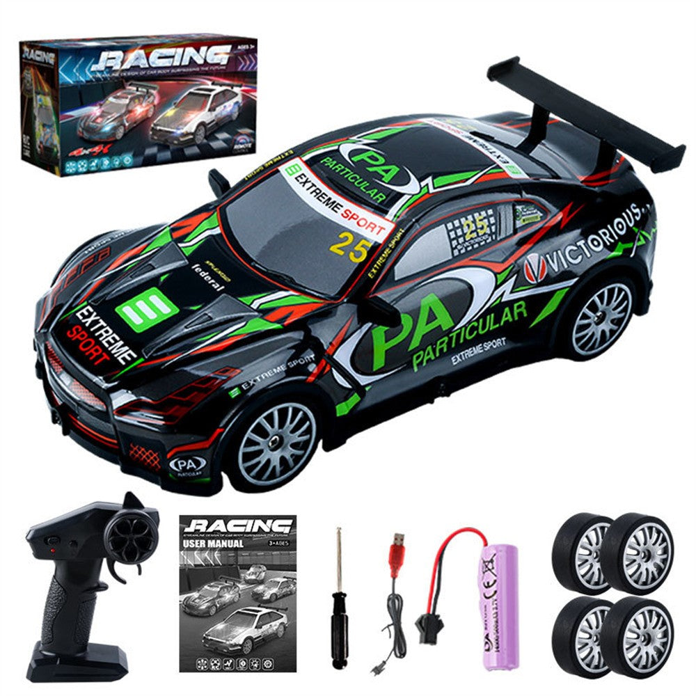 KY-S205 GTR Style 1 / 20 4WD RC High Speed Drift Car with Light Remote Control Toy Car