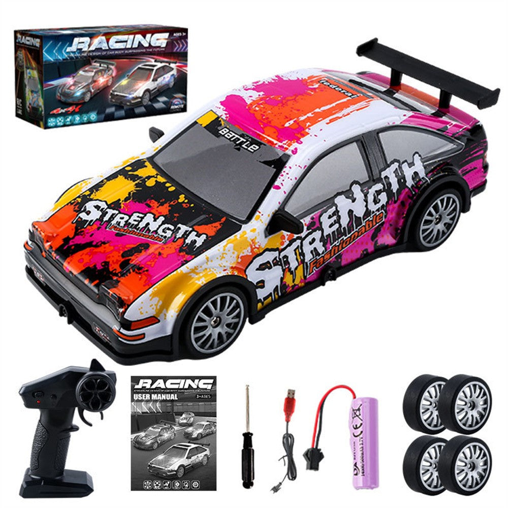 KY-S204 AE86 Style 1 / 20 4WD RC High Speed Drift Car with Light Remote Control Toy Car