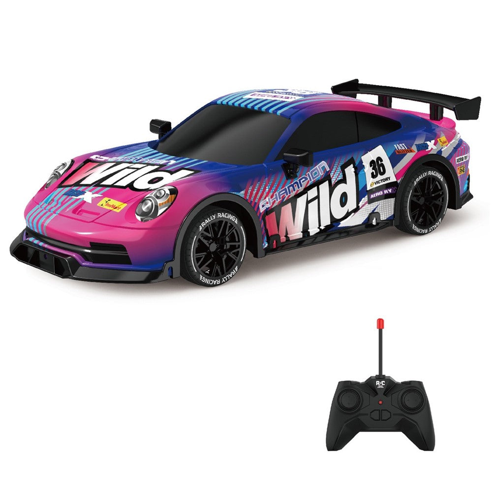 UJ99-P381 1 / 18 2WD RC Racing Car Toy Cool Light Effect Remote Control Car