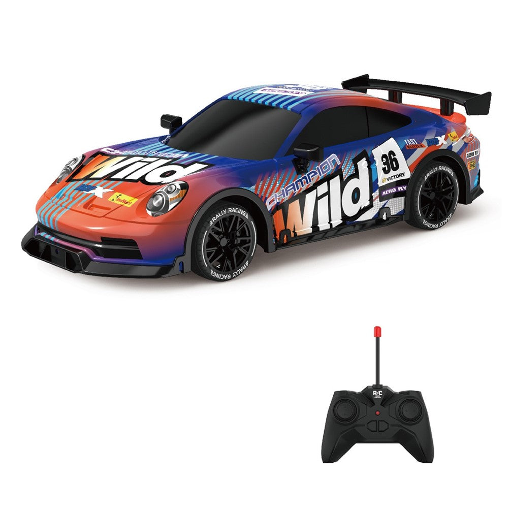 UJ99-P381 1 / 18 2WD RC Racing Car Toy Cool Light Effect Remote Control Car
