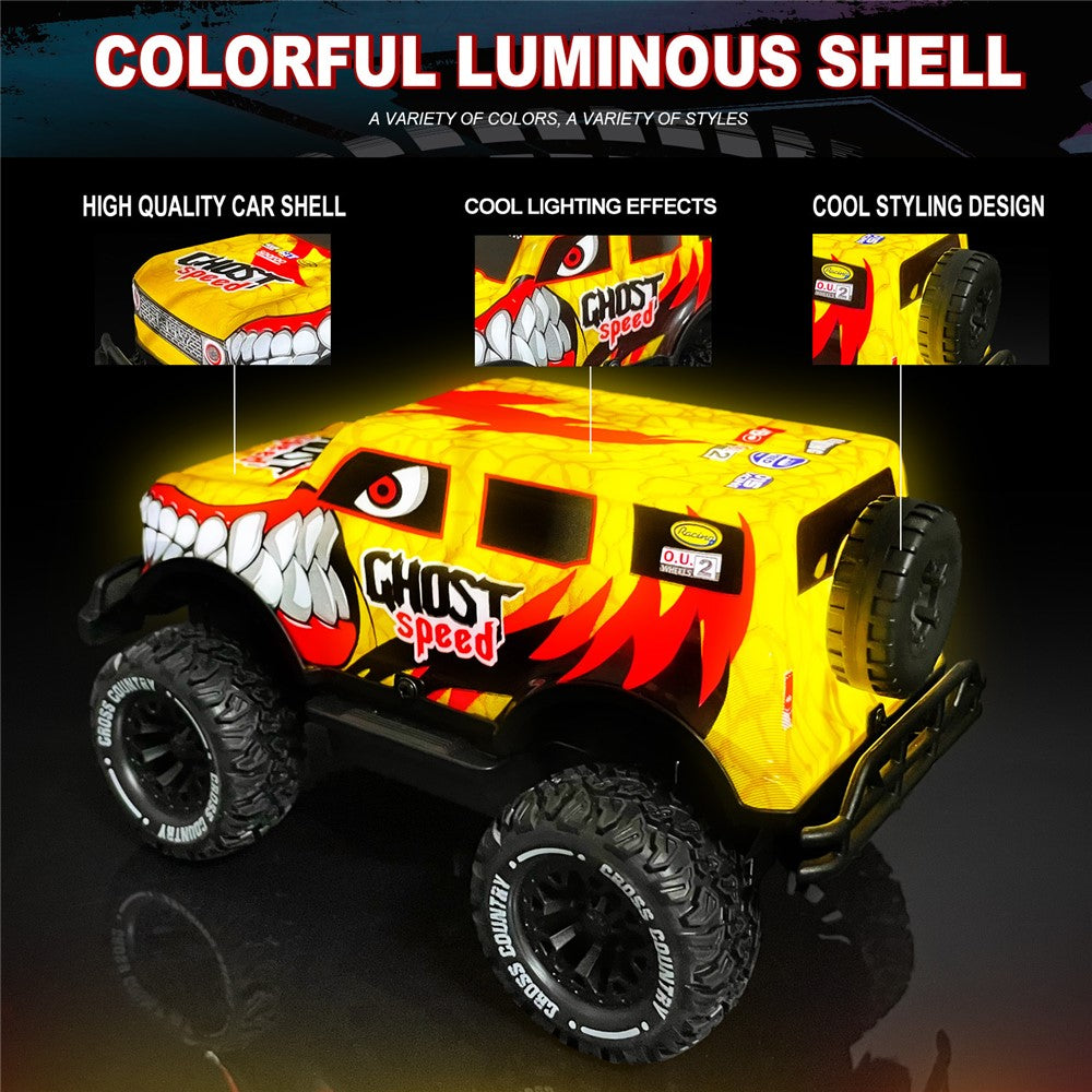 UJ99-Y203 1 / 20 2WD RC Car Children Toy Cool Light Effect Remote Control Car