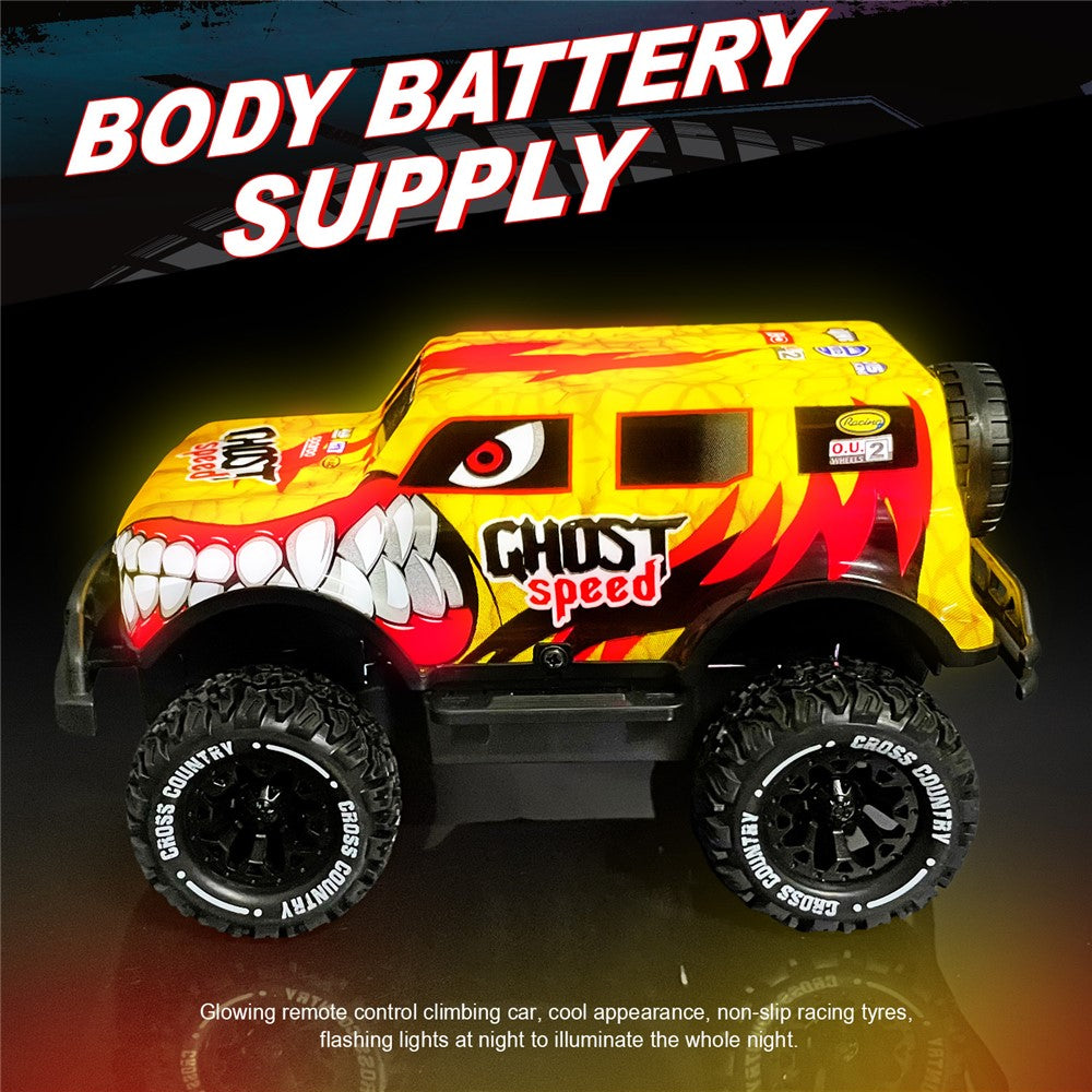 UJ99-Y203 1 / 20 2WD RC Car Children Toy Cool Light Effect Remote Control Car