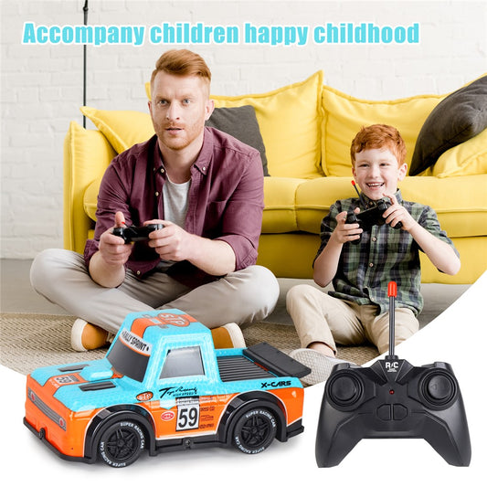 Q243 1 / 24 2WD RC Racing Car Children Remote Control Toy Car with Cool Light