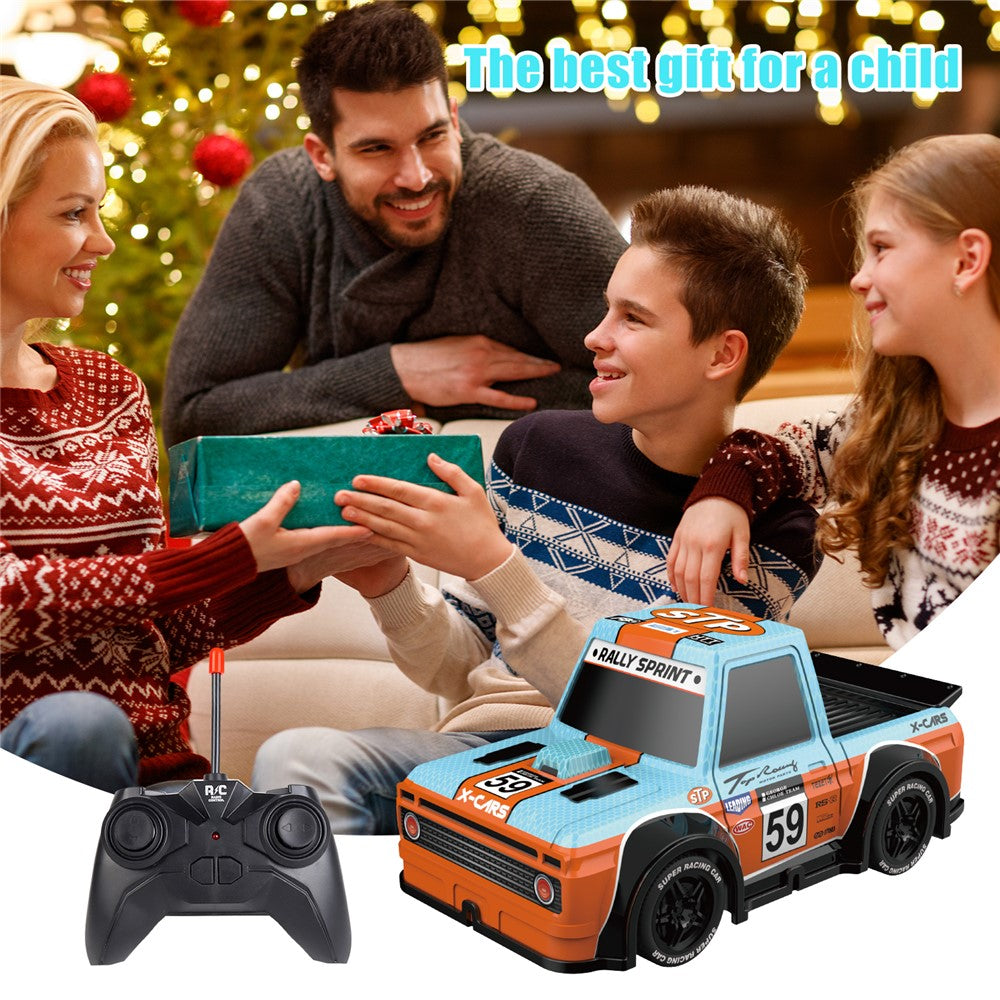 Q243 1 / 24 2WD RC Racing Car Children Remote Control Toy Car with Cool Light