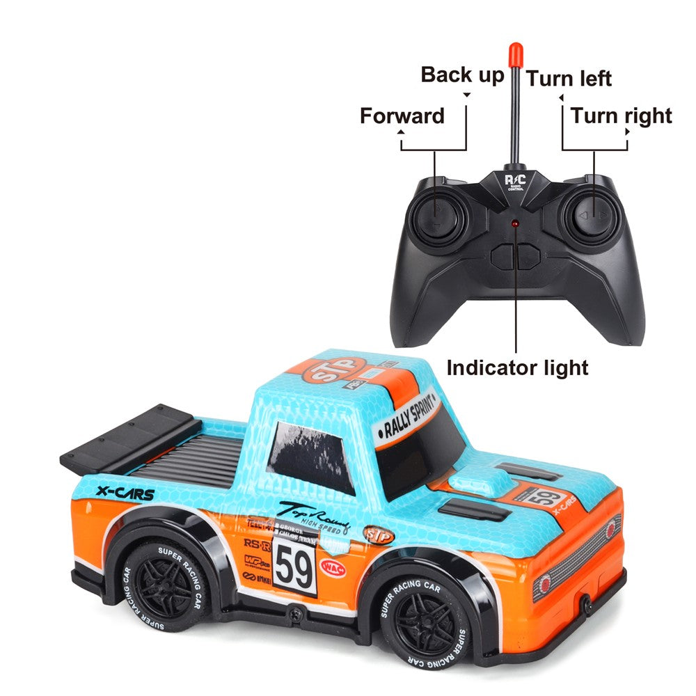 Q243 1 / 24 2WD RC Racing Car Children Remote Control Toy Car with Cool Light