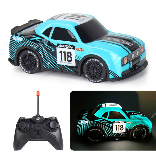Q242 1 / 24 2WD RC Racing Car Cool Light Remote Control Car Children Toy