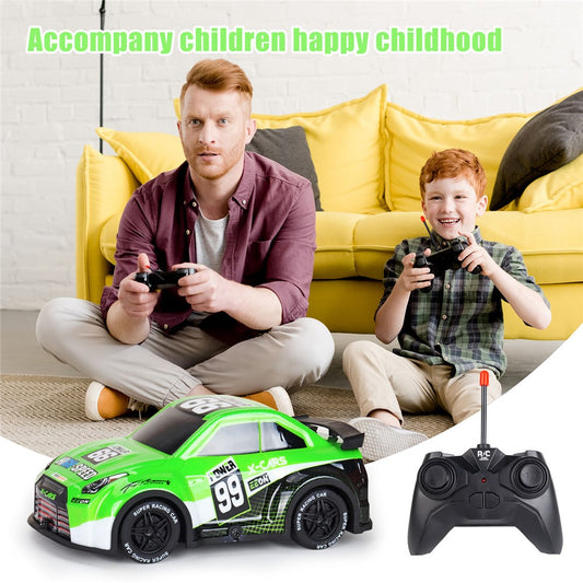 Q240 1 / 24 2WD Remote Control Racing Car Children Toy RC Car with Cool Light