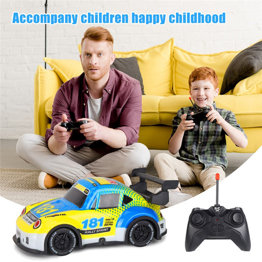 Q241 1 / 24 2WD Remote Control Car Kids Toy RC Racing Car with Cool Light