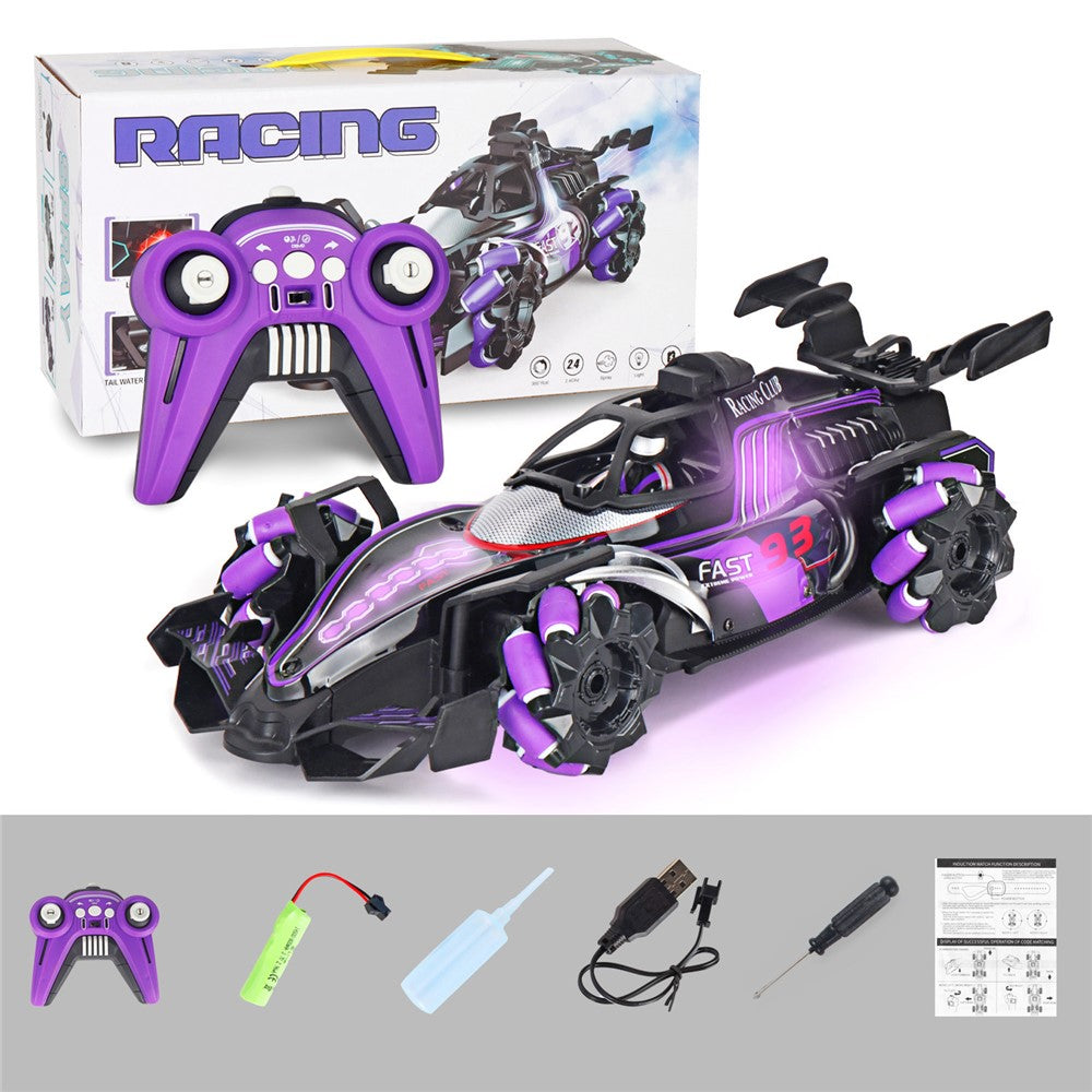 HD3377 1 / 14 RC Racing Car Toy Light Music Mist Spray Remote Control Car, Single Remote Controller