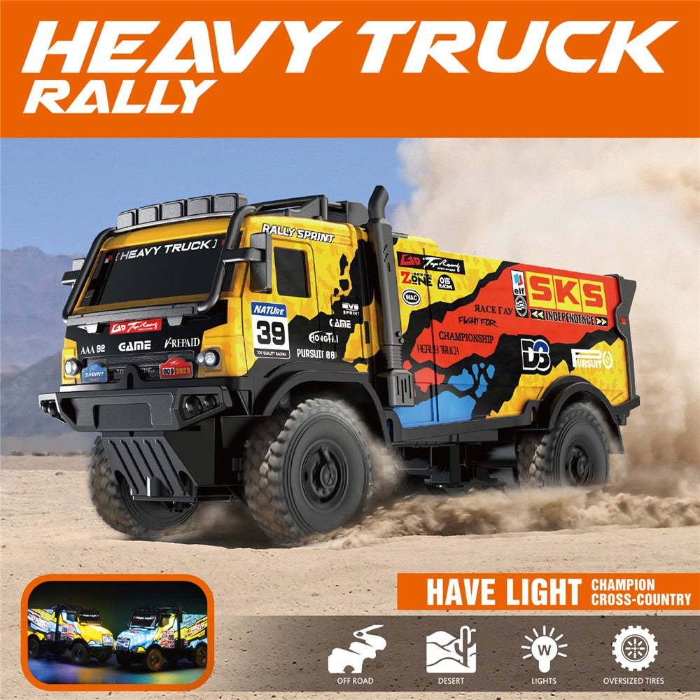 1 / 35 RC Truck Children Toy Cool Light Effect Remote Control Vehicle