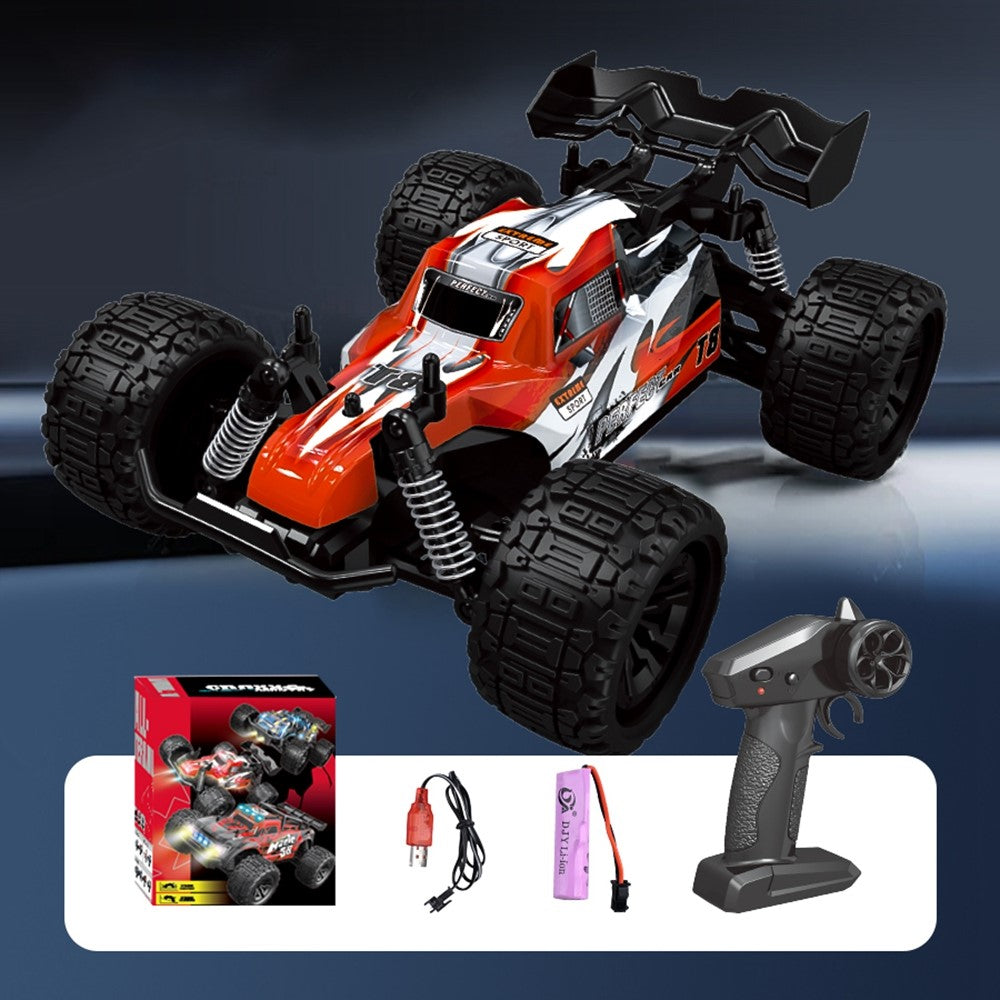 2.4G Remote Control Off-Road Car Shock Absorbing 1:18 RC Vehicle Toy with LED Light
