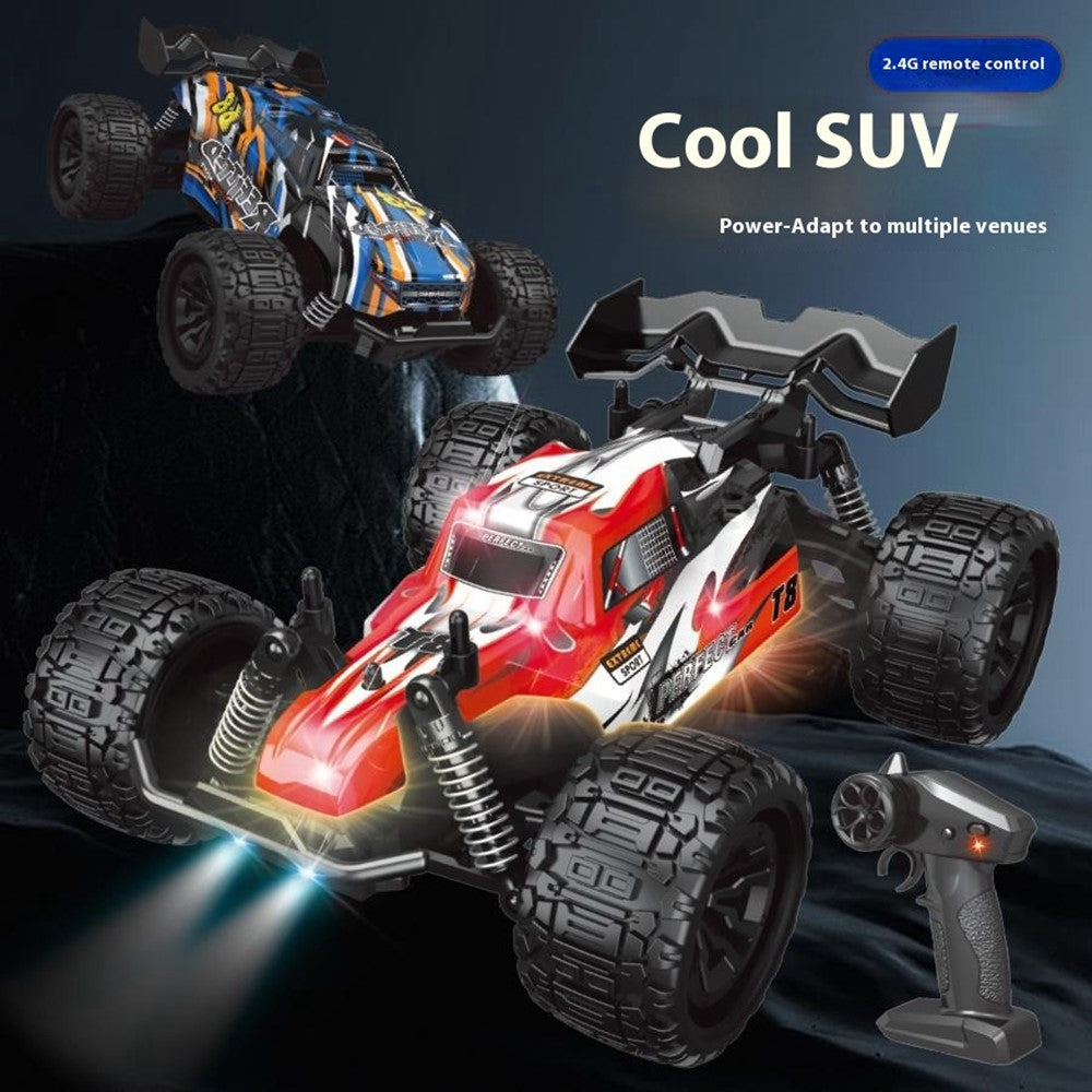 2.4G Remote Control Off-Road Car Shock Absorbing 1:18 RC Vehicle Toy with LED Light