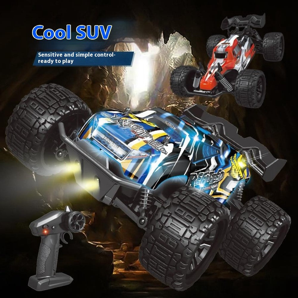 2.4G Remote Control Off-Road Car Shock Absorbing 1:18 RC Vehicle Toy with LED Light