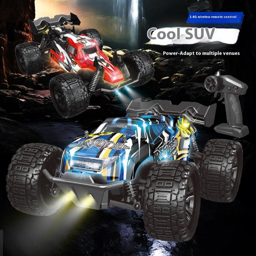2.4G Remote Control Off-Road Car Shock Absorbing 1:18 RC Vehicle Toy with LED Light