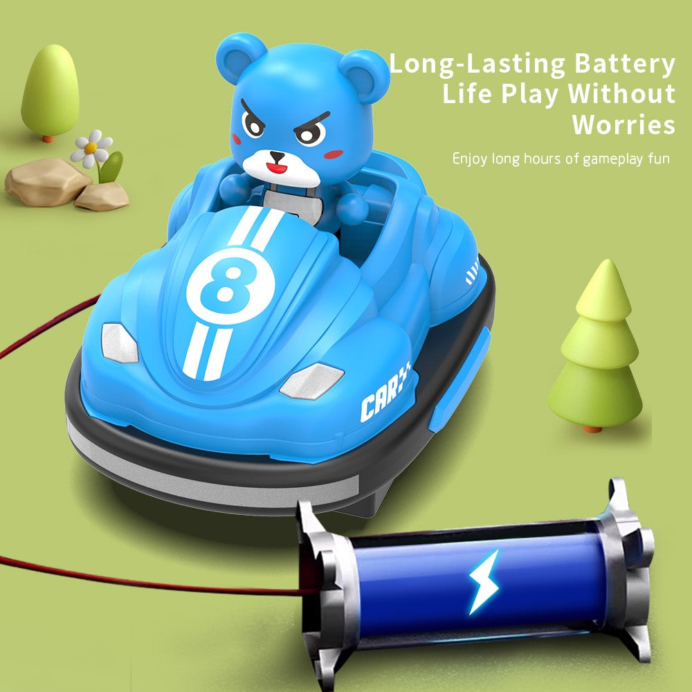 Q195 Double Player Bumper Car Remote Control Battle Bump Vehicles Interactive Toy ( Standard Version )