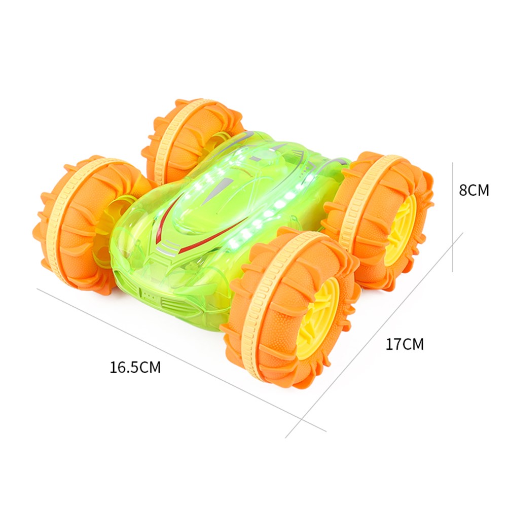 JC014 2.4G Remote Control Stunt Car Amphibious Vehicle with 7 Color LED Lights (CE / CPC / EN71 / ASTM / CPSIA Certified)
