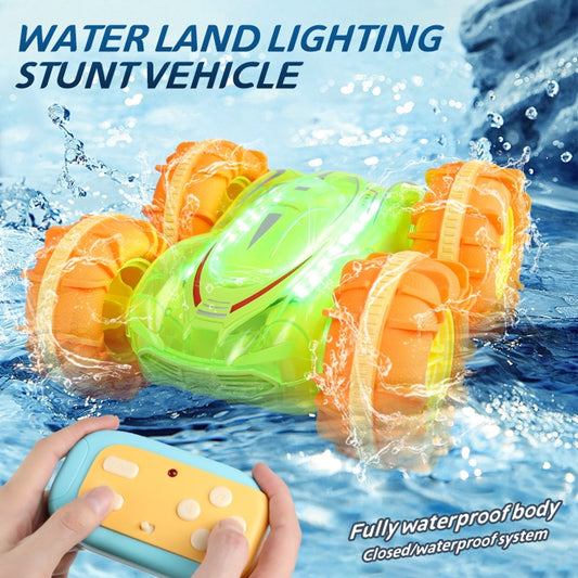 JC014 2.4G Remote Control Stunt Car Amphibious Vehicle with 7 Color LED Lights (CE / CPC / EN71 / ASTM / CPSIA Certified)