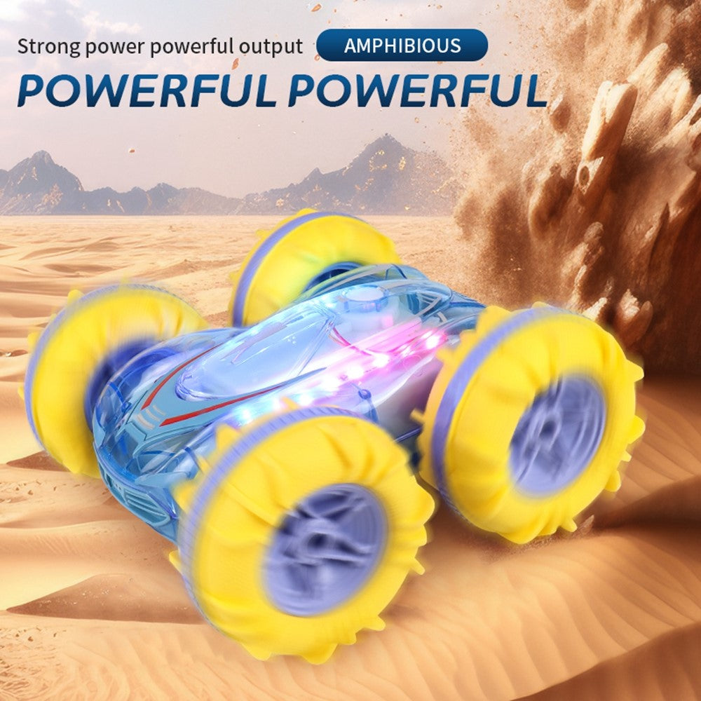 JC014 2.4G Remote Control Stunt Car Amphibious Vehicle with 7 Color LED Lights (CE / CPC / EN71 / ASTM / CPSIA Certified)